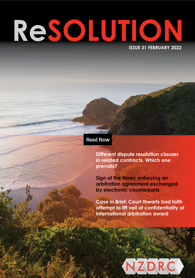 ReSolution Issue 31 - New Zealand Dispute Resolution Centre
